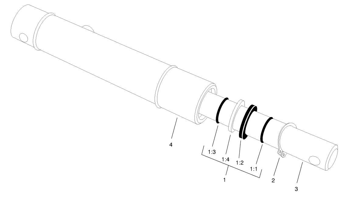 Hydraulic Cylinder Assembly No. 104-5225