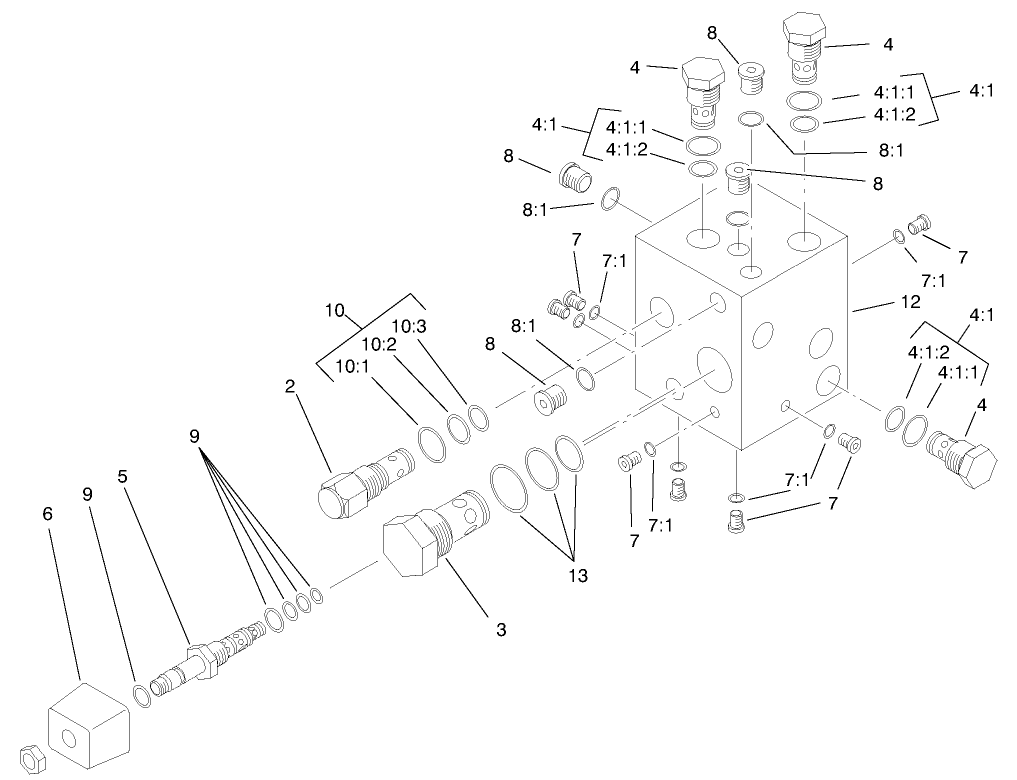 Hydraulic Manifold Assembly No. 92-2982