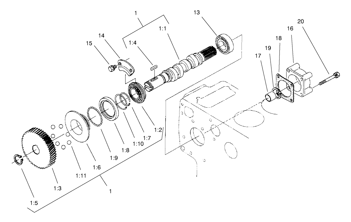 Fuel Camshaft Assembly