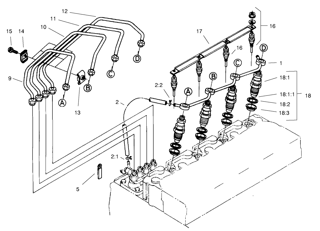 Nozzle Holder and Glow Plug Assembly