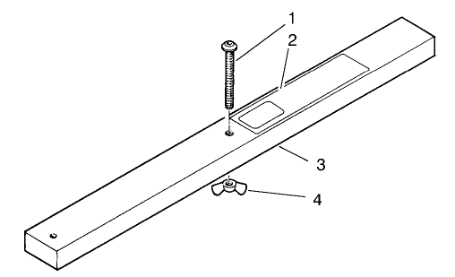 SPECIAL TOOLS GAUGE BAR ASSEMBLY NO. 59-7900