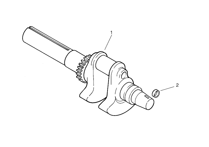 Group 1-Crankshaft Assembly Kohler CH20S-64670