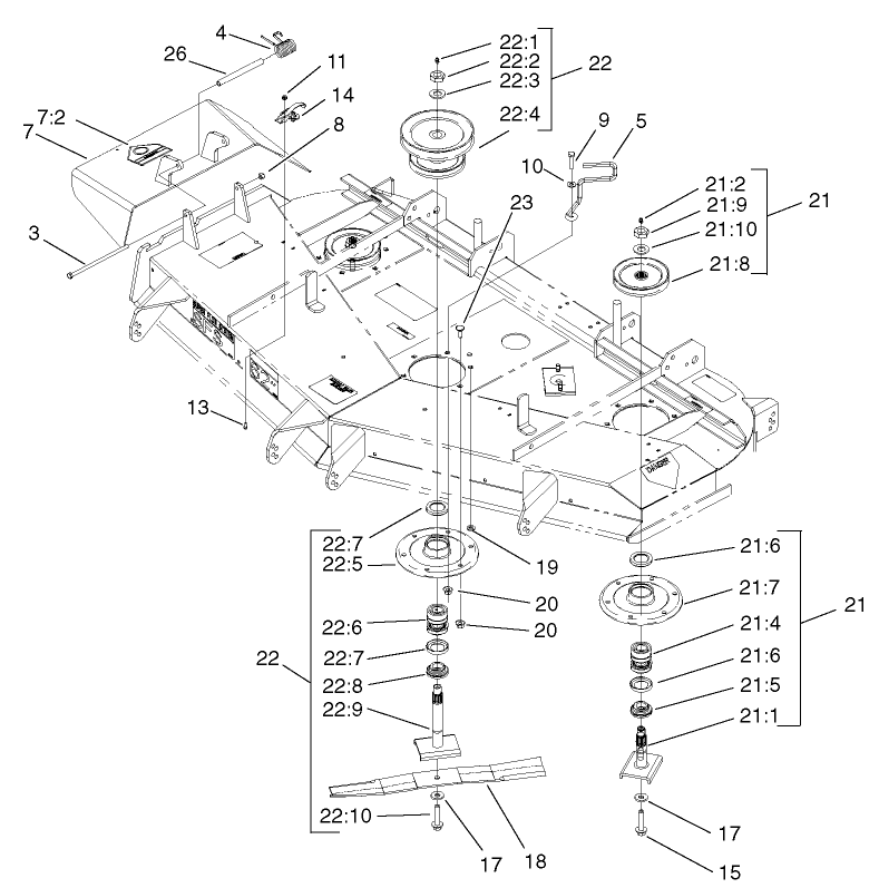 Spindle and Pulley Assembly