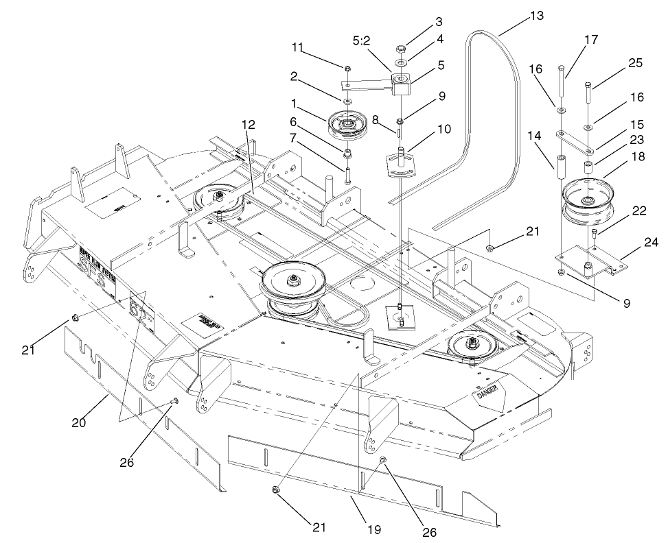 Belt and Idler Arm Assembly