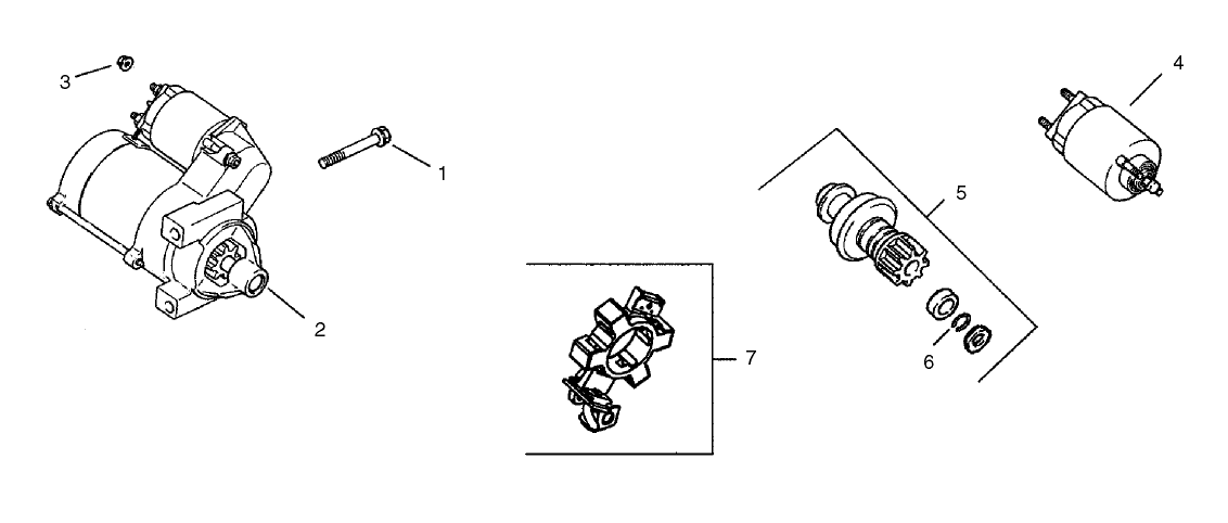 Starting System Assembly-Group 7 Kohler CH23S-76550