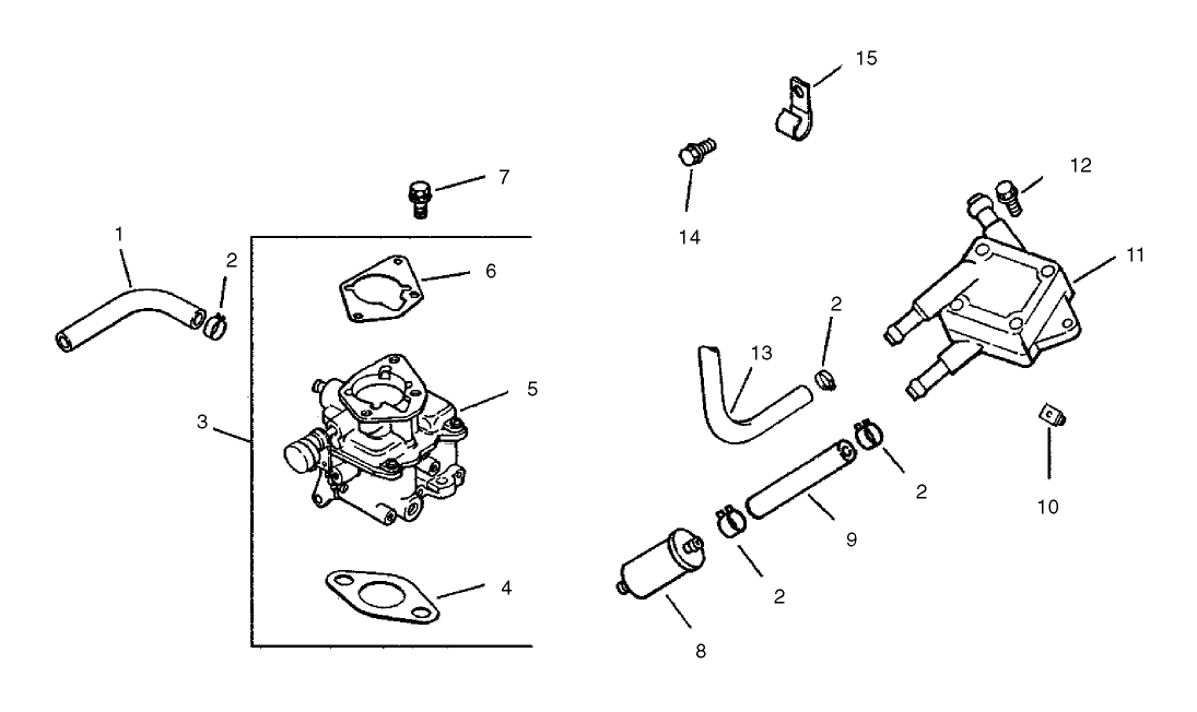 Fuel System Assembly-Group 8 Kohler CH23S-76550