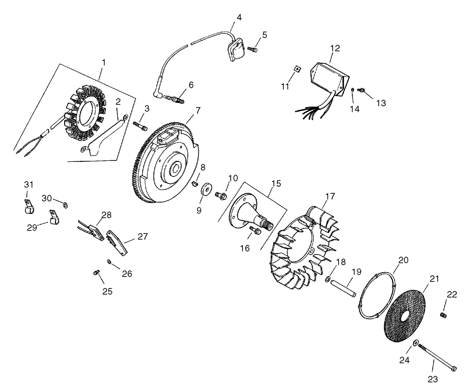 Group 5-Ignition/Electrical Assembly Kohler CH25S-68695