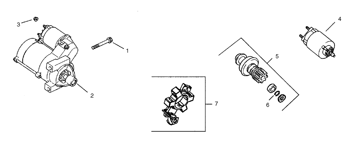 Group 7-Starting System Assembly Kohler CH25S-68695