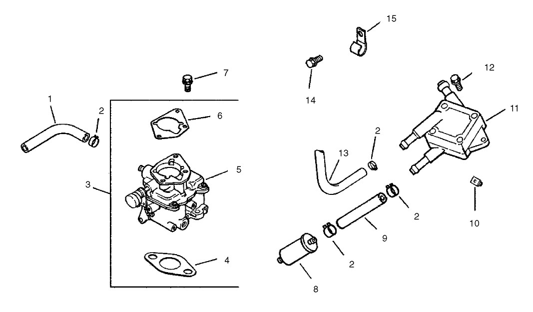 Group 8-Fuel System Assembly Kohler CH25S-68695
