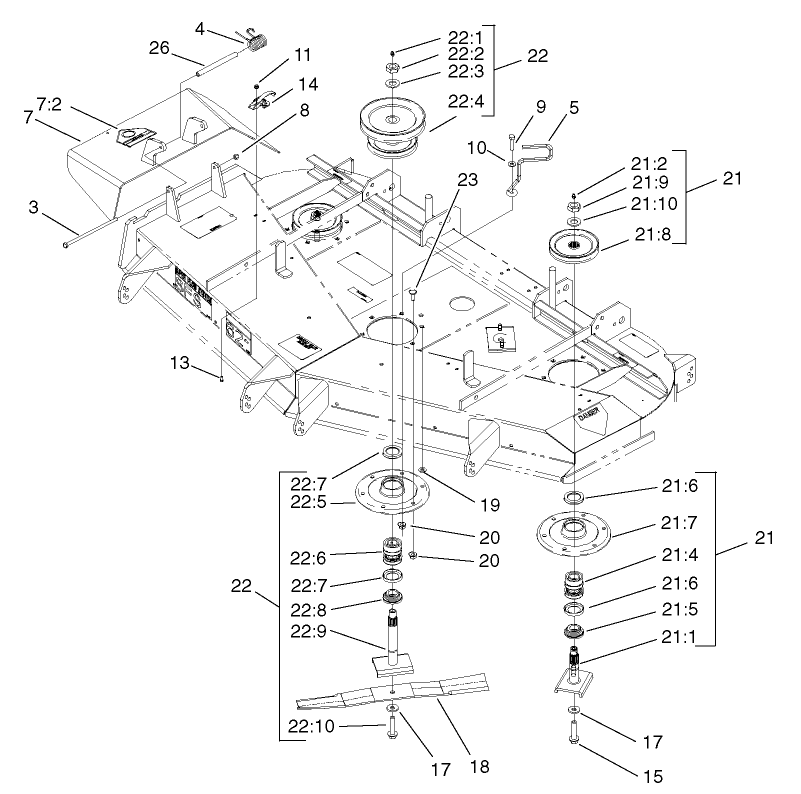 Spindle and Pulley Assembly