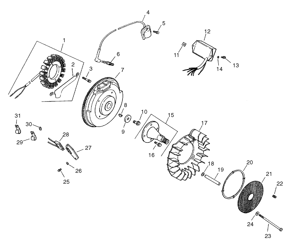 Group 5-Ignition/Electrical Assembly Kohler CH25S-68695