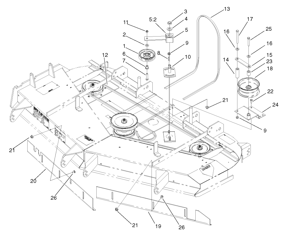 Belt and Idler Arm Assembly