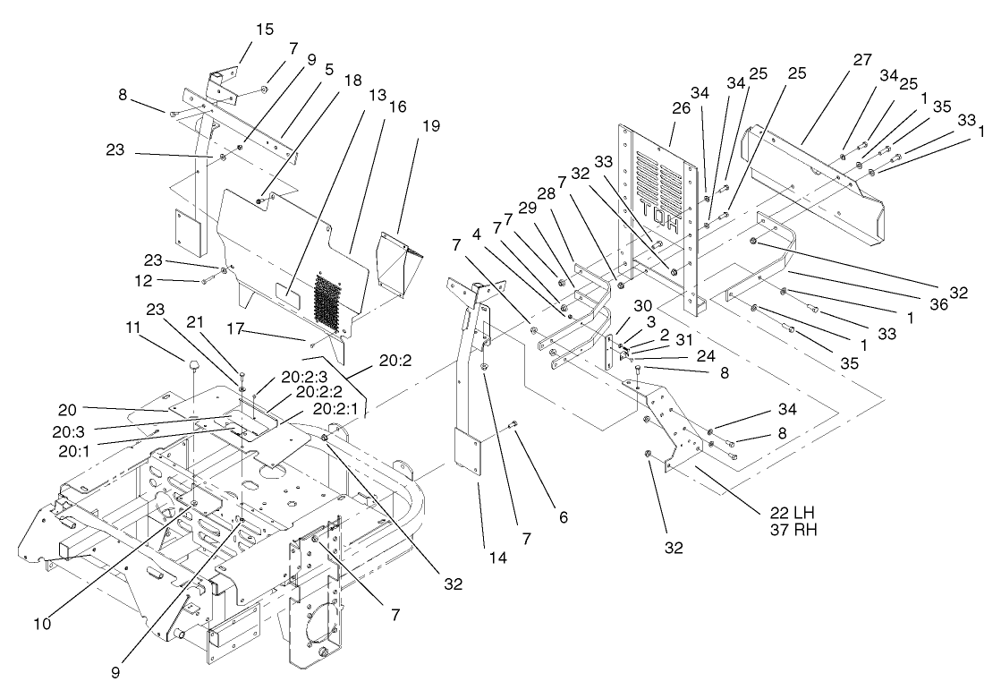 Cooling Mounting Frame Assembly