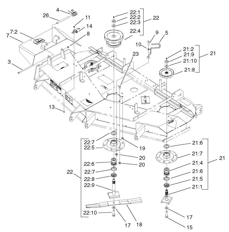 Spindle and Pulley Assembly