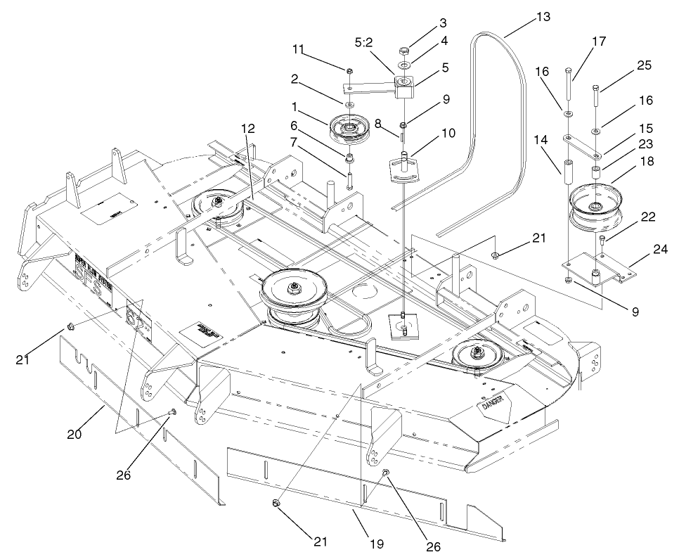 Belt and Idler Arm Assembly