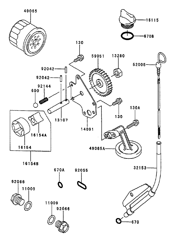 Lubrication Equipment (Kawasaki FD750D-AS03)