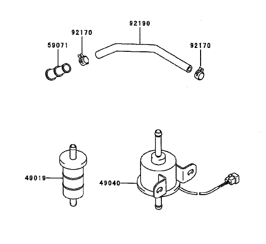 Fuel-Tank/Fuel-Valve (Kawasaki FD750D-AS03)