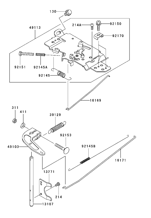 Control Equipment Assembly Kawasaki FH721D-AS05