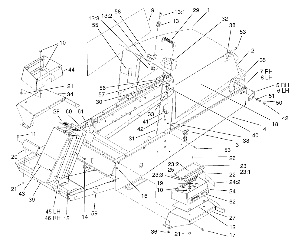 Frame and Hood Assembly