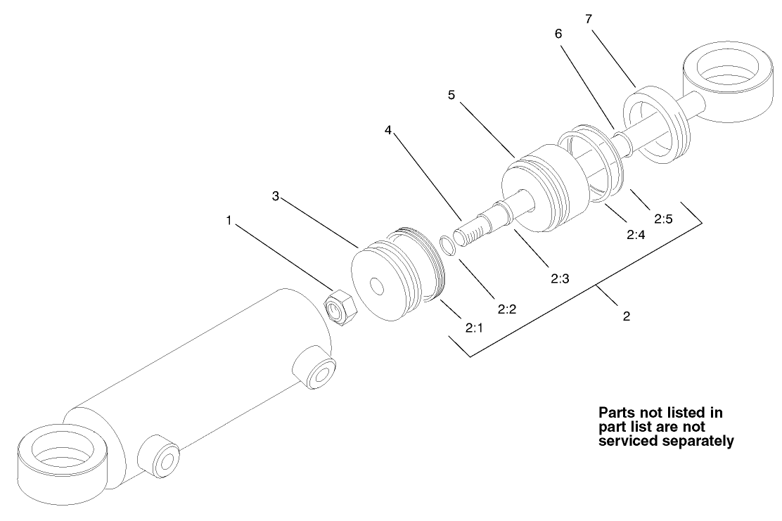 Cylinder Assembly No. 99-2415 (only on: 30242)