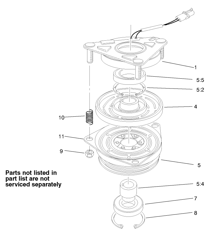 Electric Clutch/Brake Assembly No. 100-6565