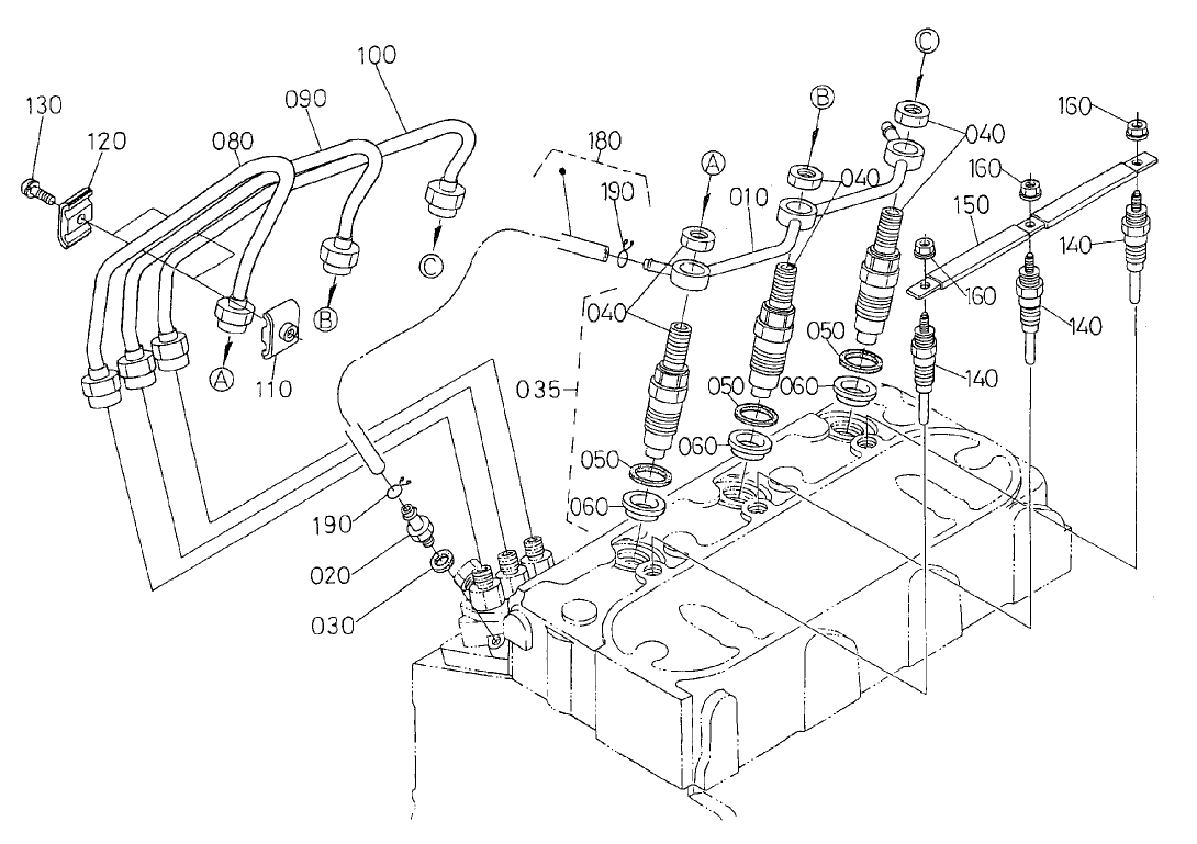 Nozzle Holder Glow Plug Assembly