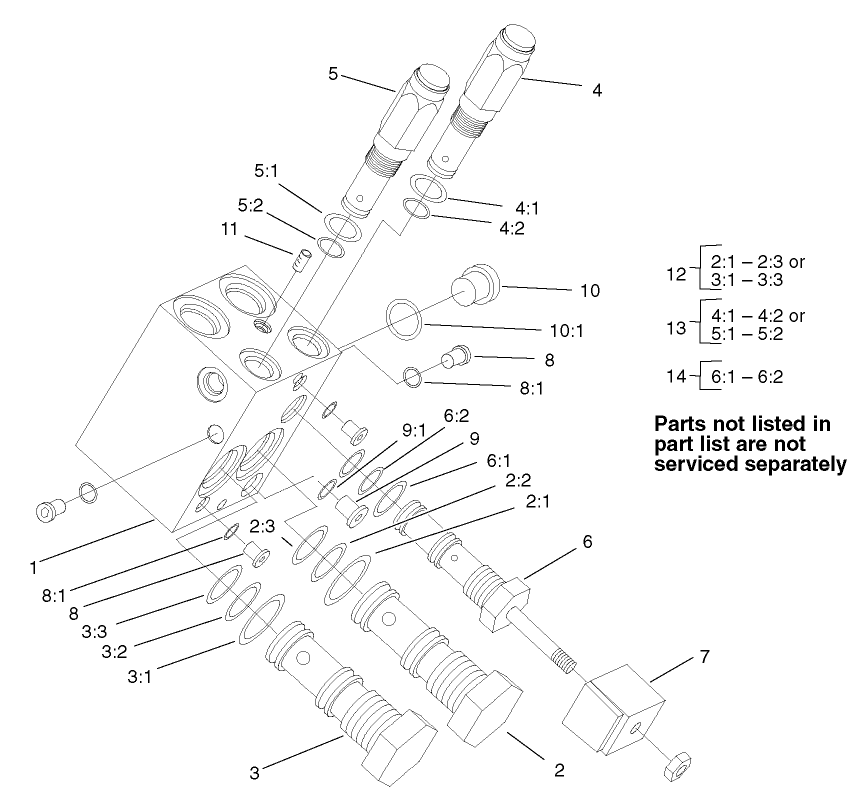 PTO Manifold Assembly No. 100-3055