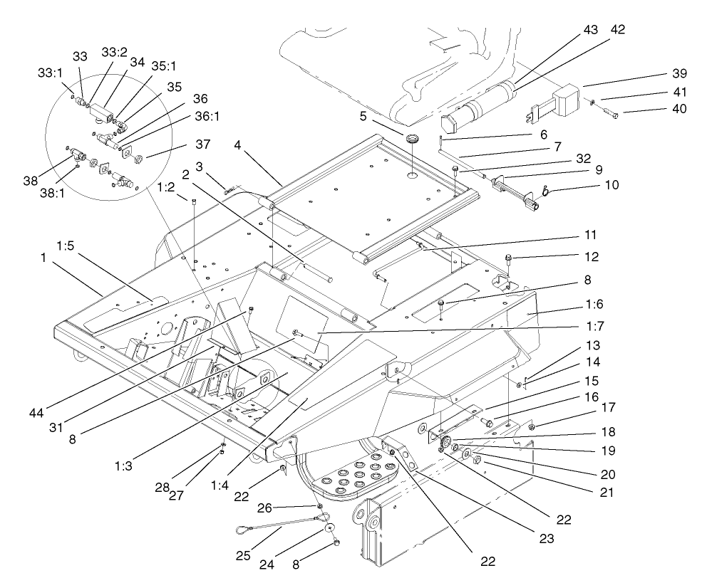 Platform and Seat Base Assembly
