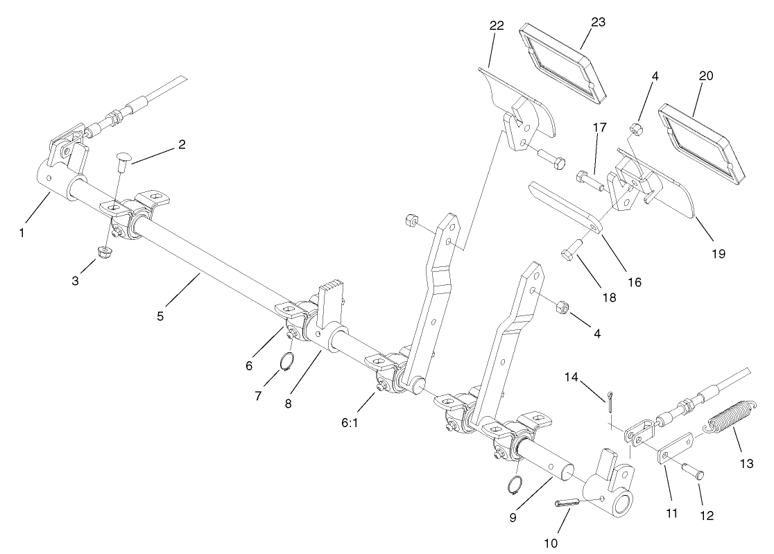 Brake Pedal and Linkage Assembly