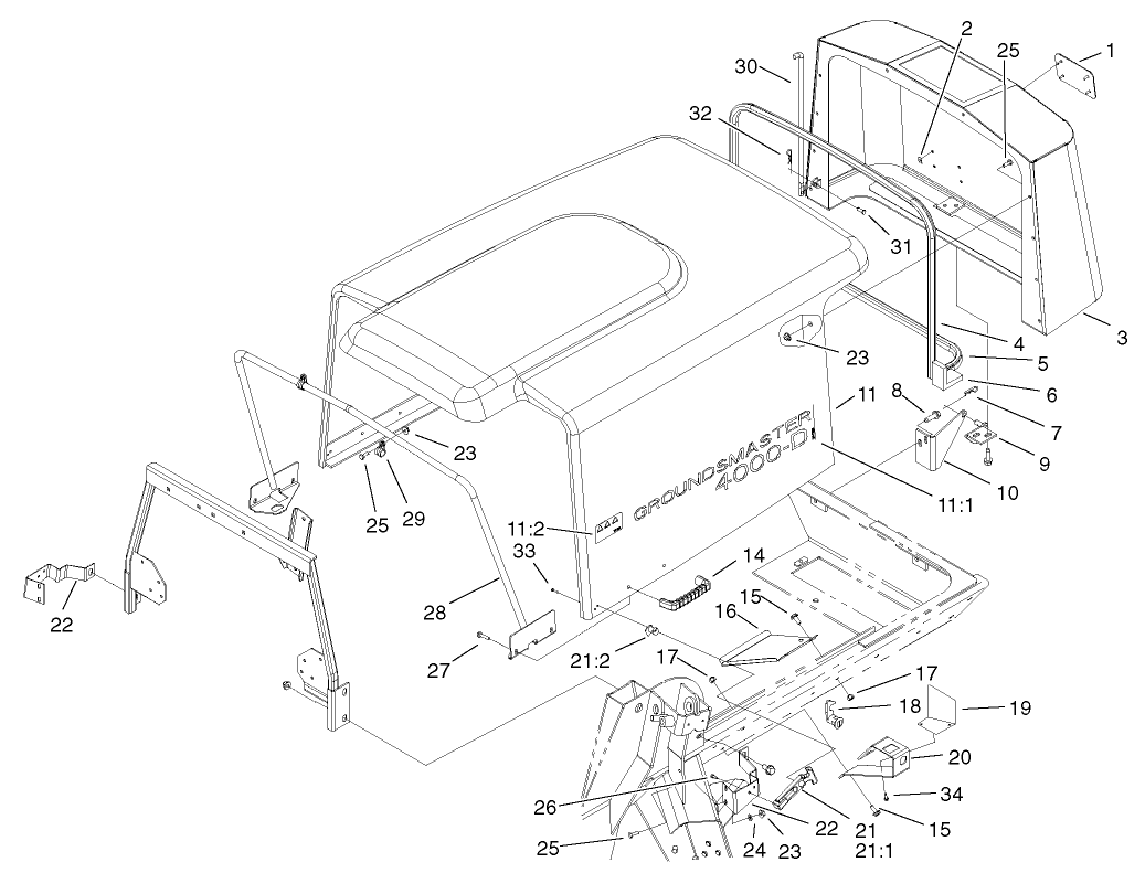Hood and Screen Assembly