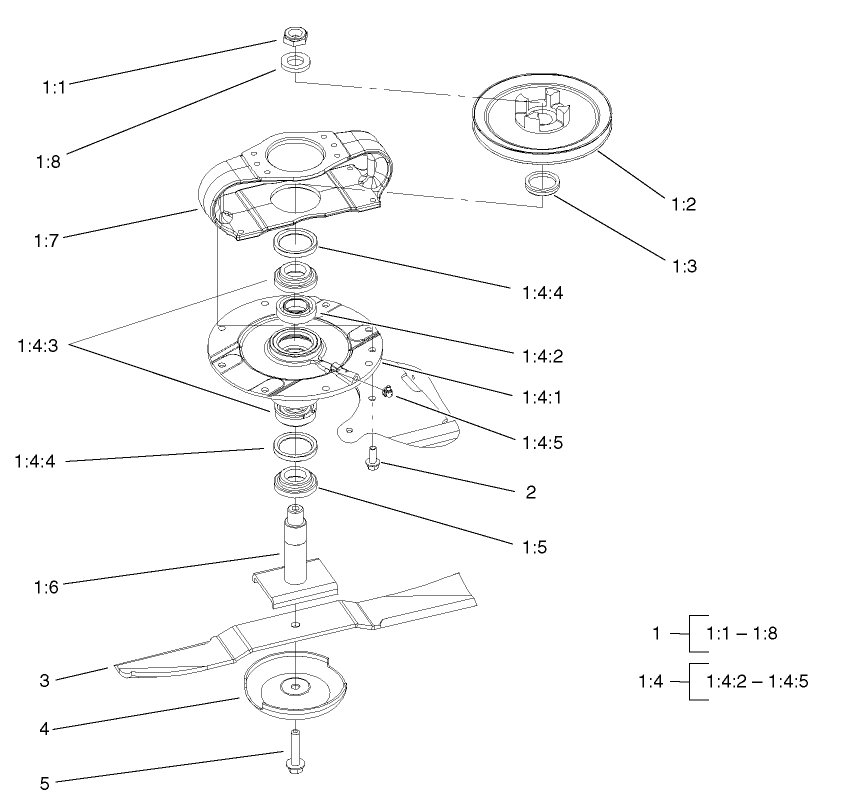 Spindle Assembly (Front Deck)