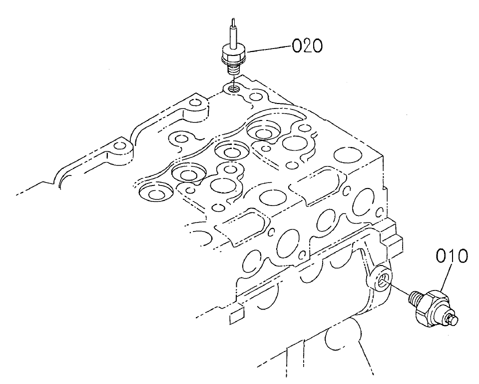 Oil Switch / Thermometer and Plug Assembly