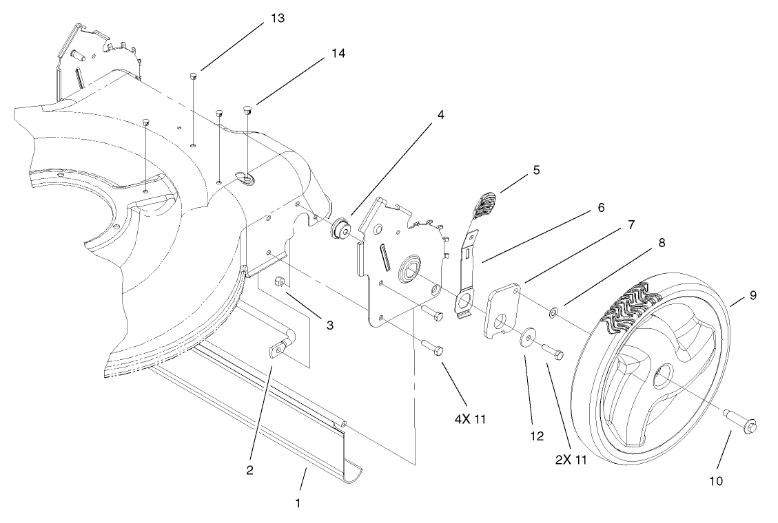 Rear Axle and High Wheel Assembly