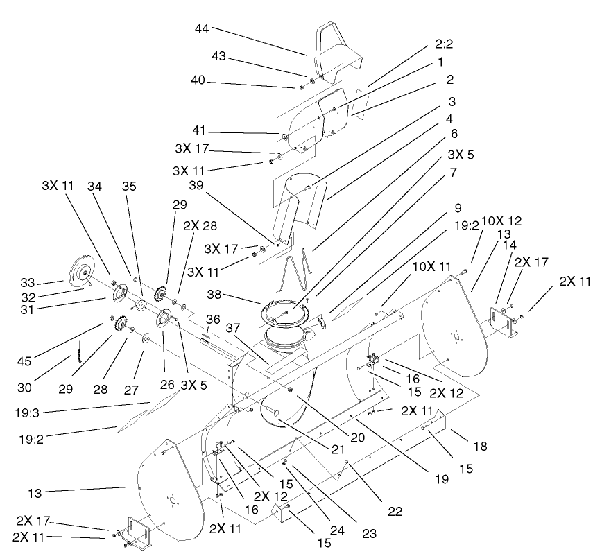 Discharge Chute Assembly
