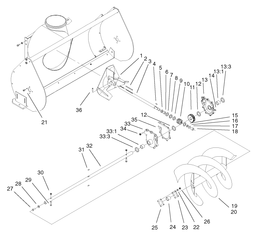 Worm Gear Assembly