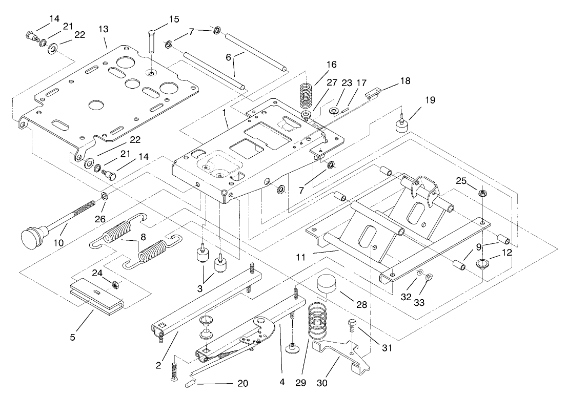Seat Suspension Assembly No. 75-3000