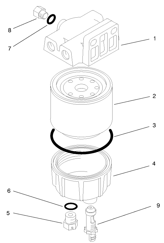Water/Fuel Separator Assembly No. 98-9305