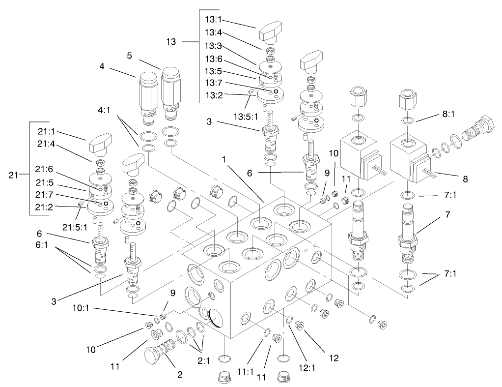 Mow Block Assembly No. 99-6978