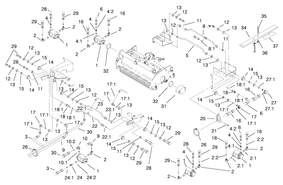 Reel Motor and Hose Assembly