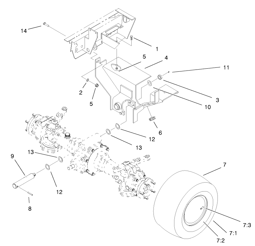 Rear Axle Support Assembly