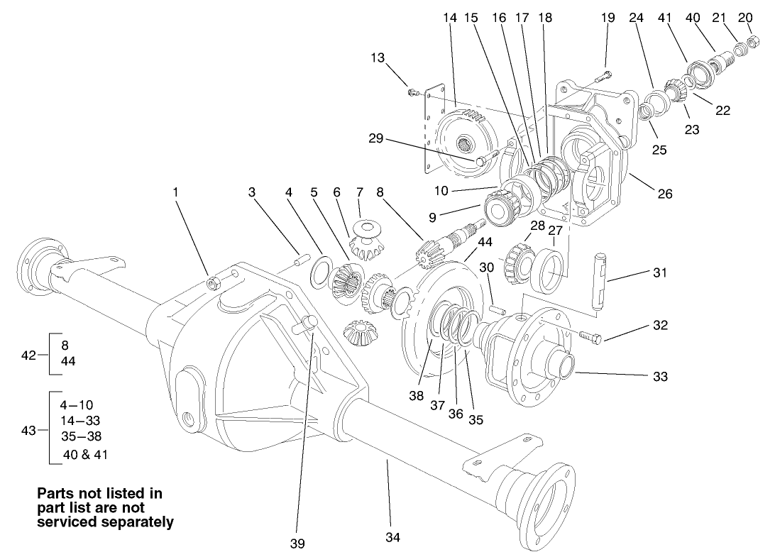 Axle Assembly No. 99-6981-03