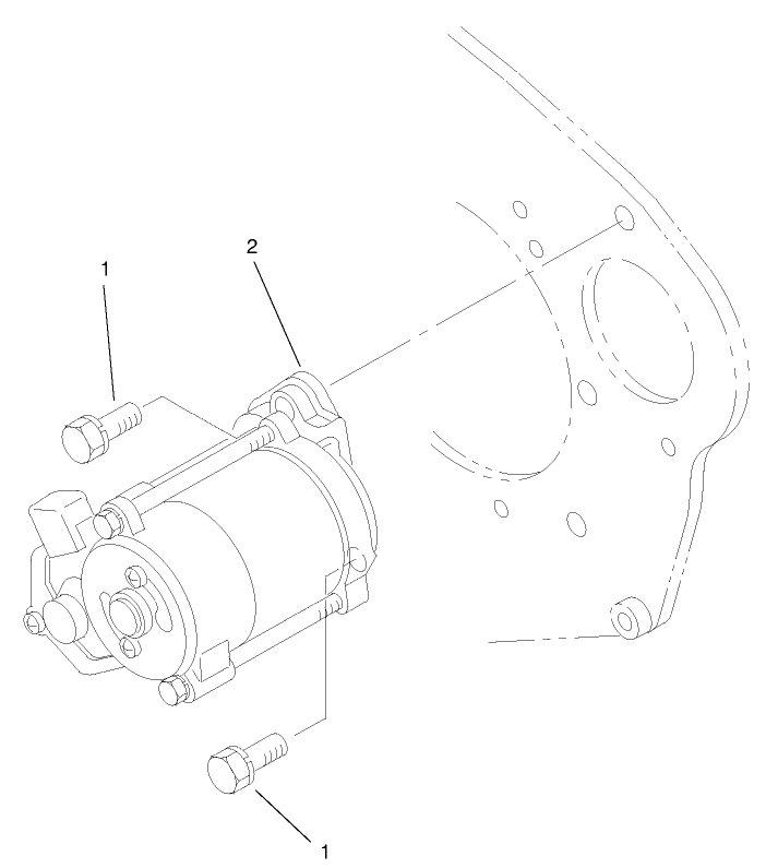 Starter Mount Assembly