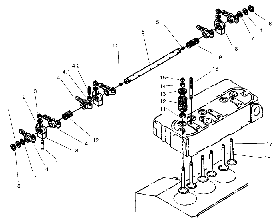 Valve and Rocker Arm Assembly