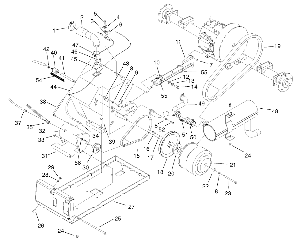 Engine and Clutch Assembly