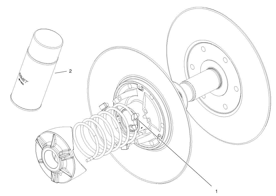 Drive Clutch Assembly No. 99-7104