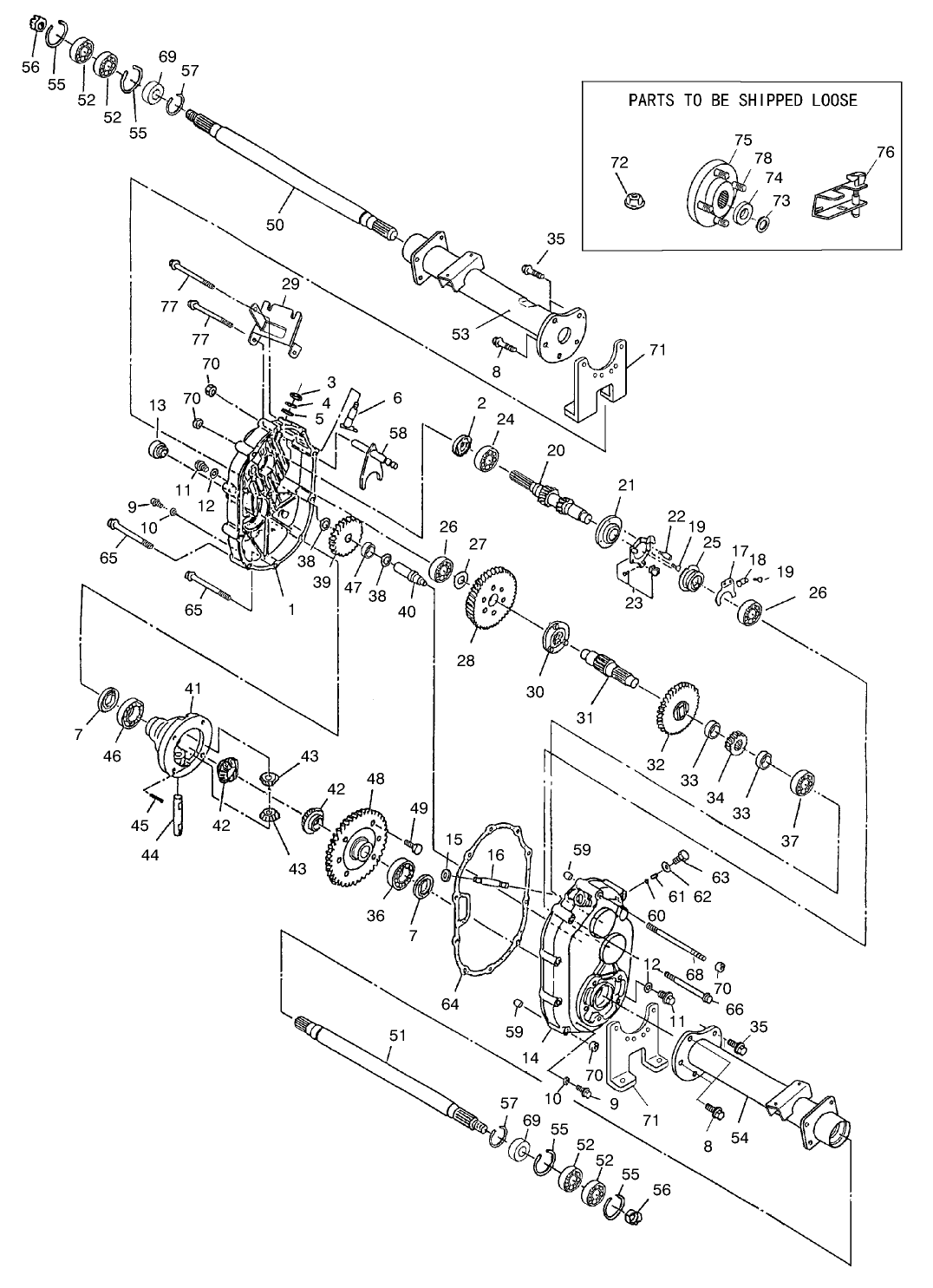 Transaxle Assembly No. 104-6898