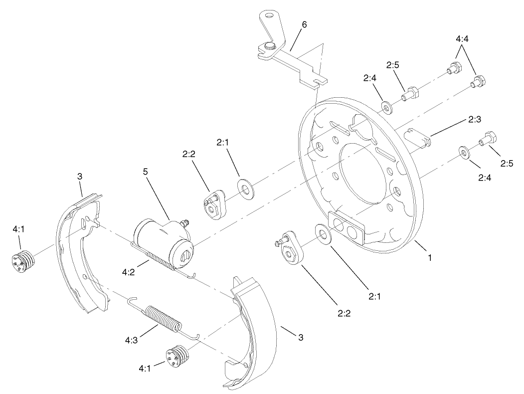 Right Hand Brake Assembly No. 104-6806