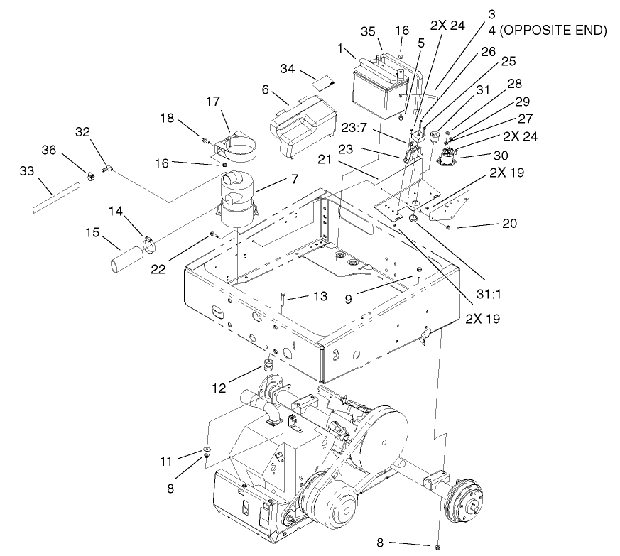 Drivetrain Mount Assembly