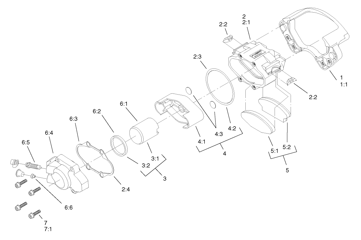 Right Hand Caliper Assembly No. 104-6802