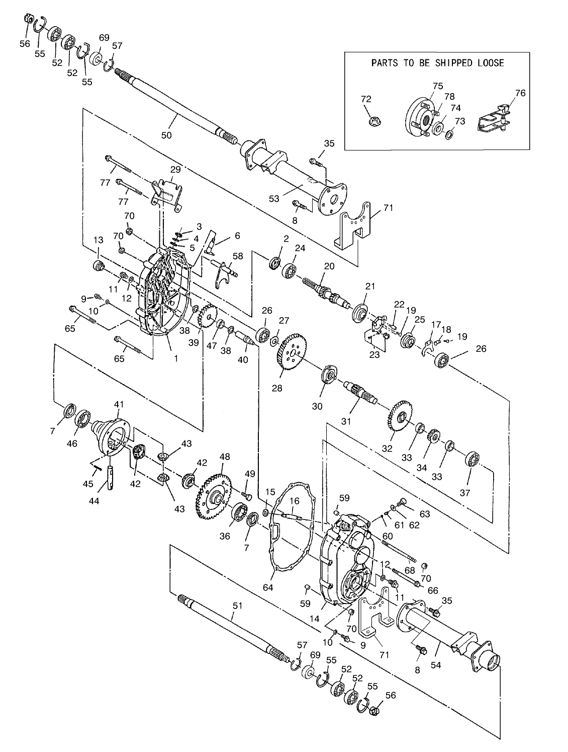 Transaxle Assembly No. 104-6898